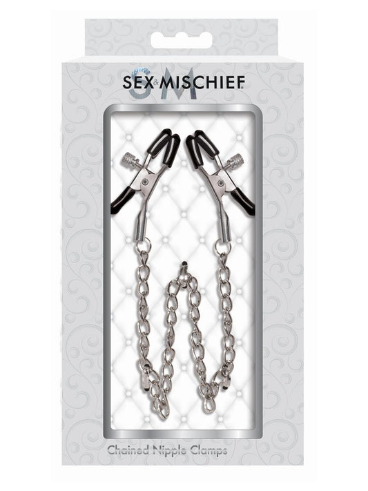 Sex and Mischief Chained Nipple Clamps