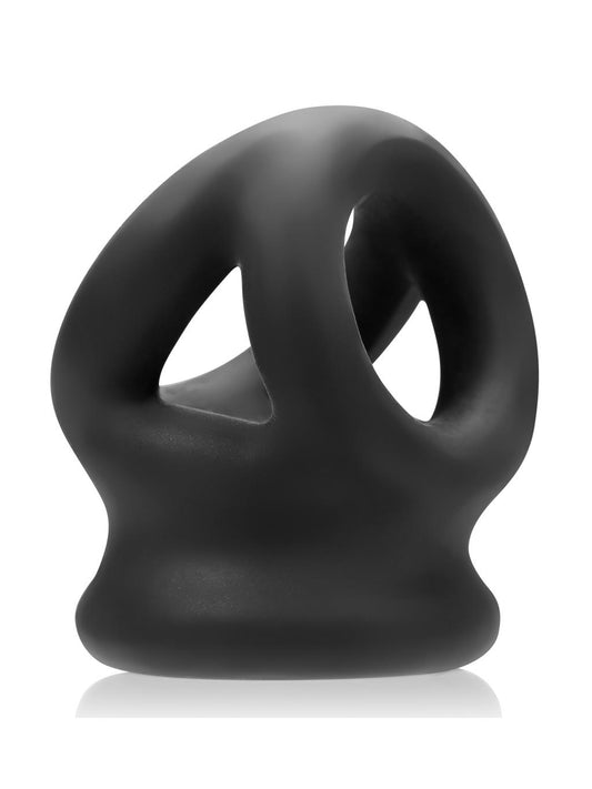 Oxballs Tri Squeeze Cocksling Ballstretcher - Black Ice