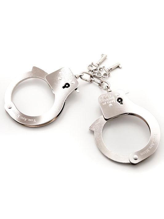 Fifty Shades Metal Handcuffs You Are Mine