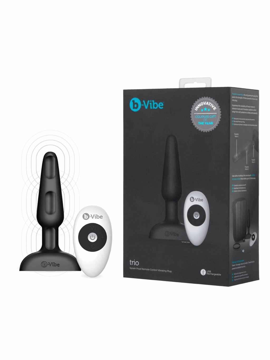 B-Vibe | Trio Plug : Black