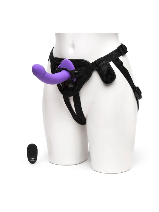 Pegasus | Curved Realistic Strap-On | 6 Inch : Purple