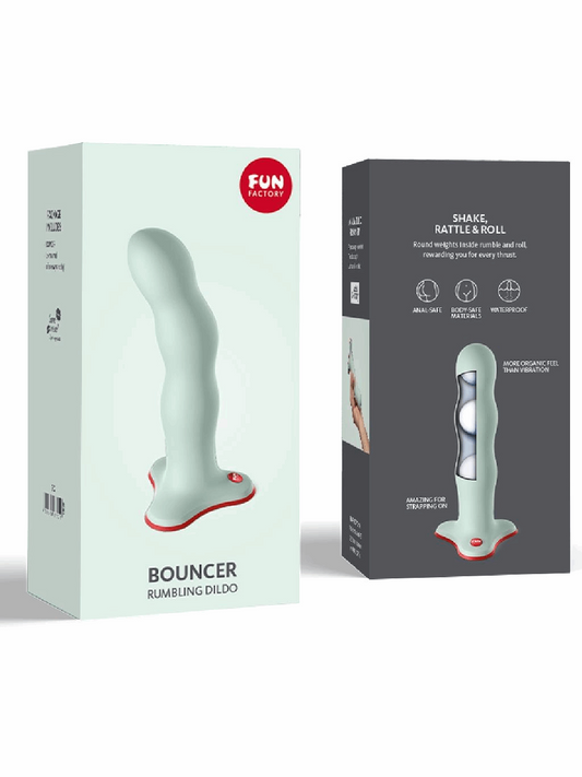 Fun Factory Bouncer Dildo - Sage Green