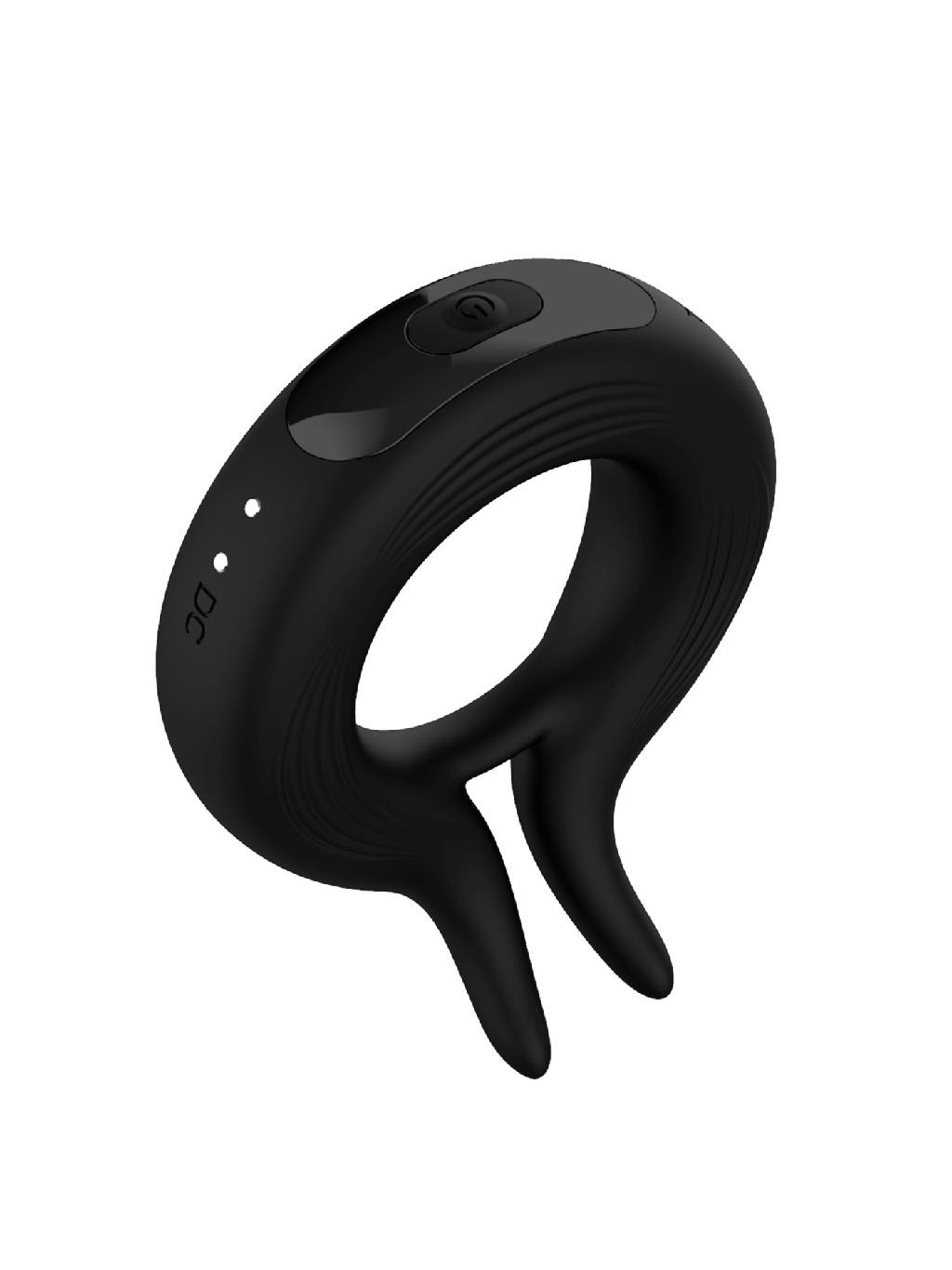 Wooomy Marry Me Rechargeable Vibrating Ring - Black