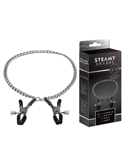 Steamy Shades | Adjustable Nipple Clamps | Alligator