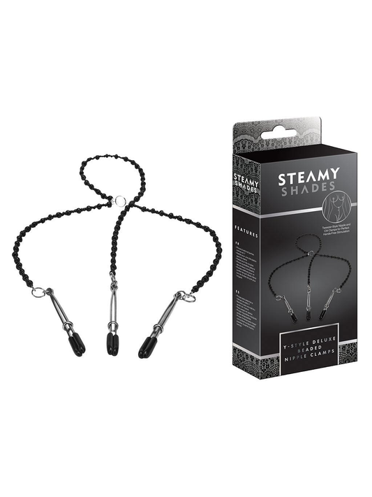 Steamy Shades | Y-Style Beaded Nipple Clamp