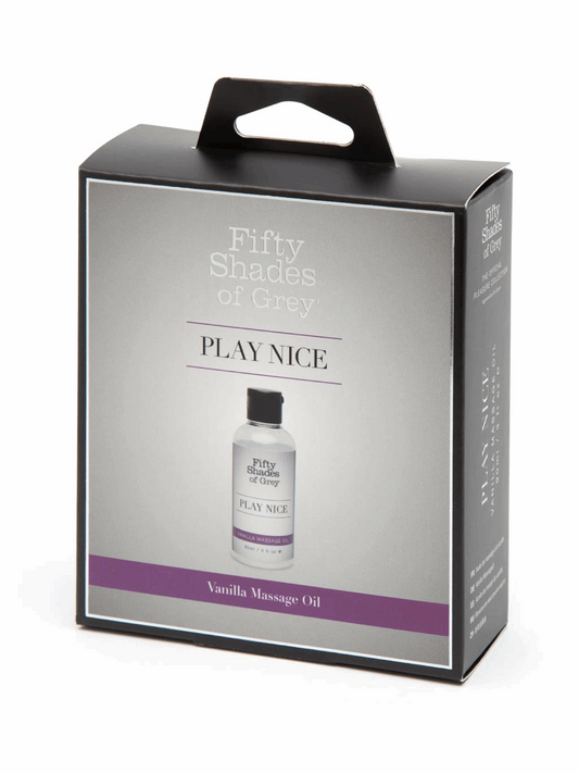 Fifty Shades Play Nice Vanilla Massage Oil - 90ml