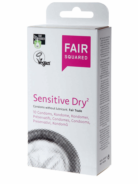 Fair Squared | Sensitive Dry Condoms | 10pcs