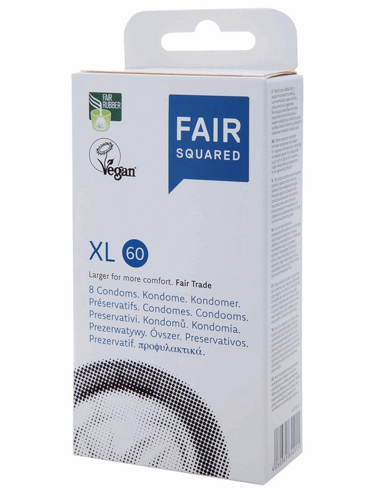 Fair Squared | XL 60 Condoms | 8pcs