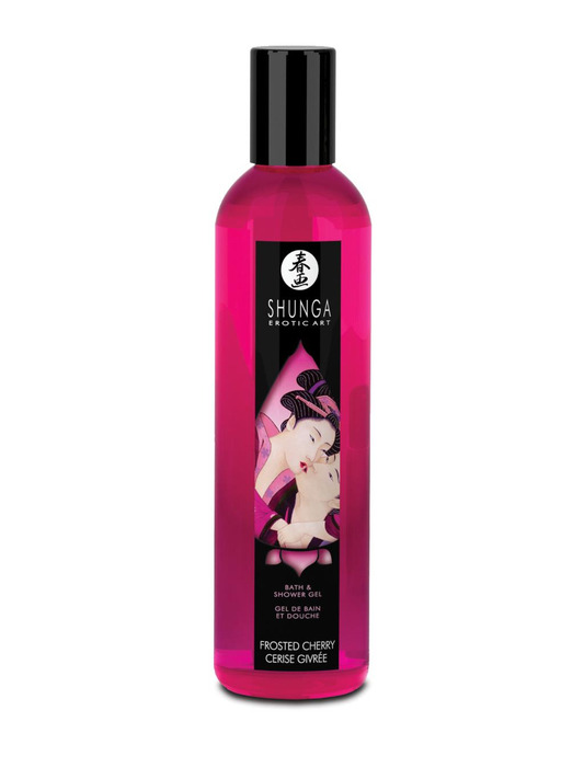 Shunga | Bath & Shower Gel | 250ml : Frosted Cherry