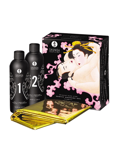 Shunga | Body Massage Gel : Sparkling Wine