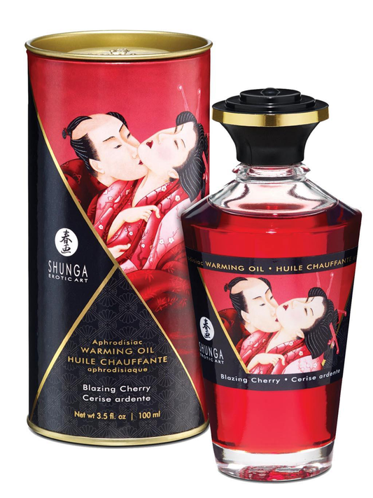 Shunga | Intimate Kisses Oil | 100ml : Cherry