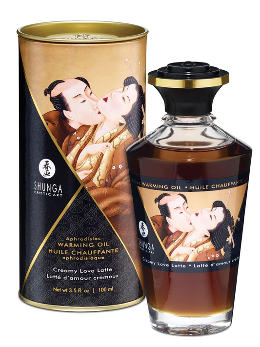 Shunga | Intimate Kisses Oil | 100ml : Creamy Love Latte