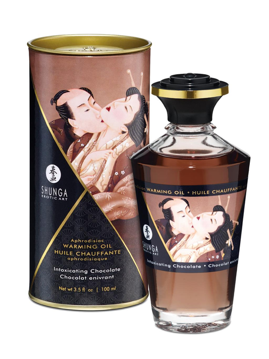 Shunga | Intimate Kisses Oil | 100ml : Intoxicating Chocolate