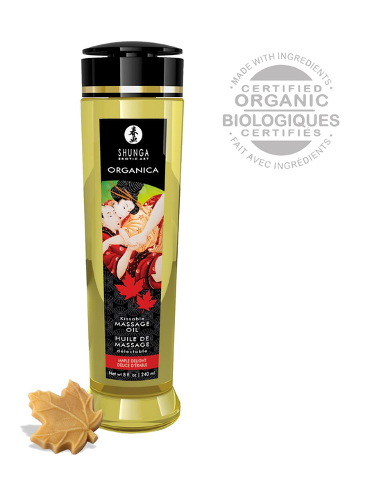 Shunga | Massage Oil Organica | 240ml : Maple Delight