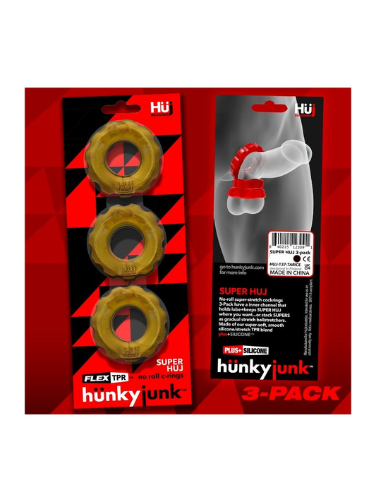 Hunkyjunk Super C-Ring 3-Pack - Bronze