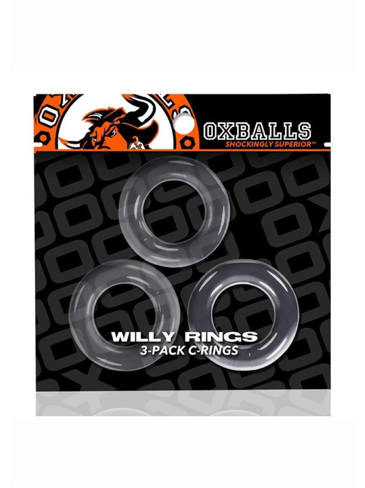 Oxballs | Willy Rings 3 Pack - Clear