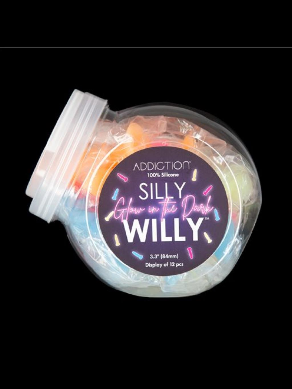 Swan Addiction Silly Willy 3.3 inch 12 pack - Glow In The Dark