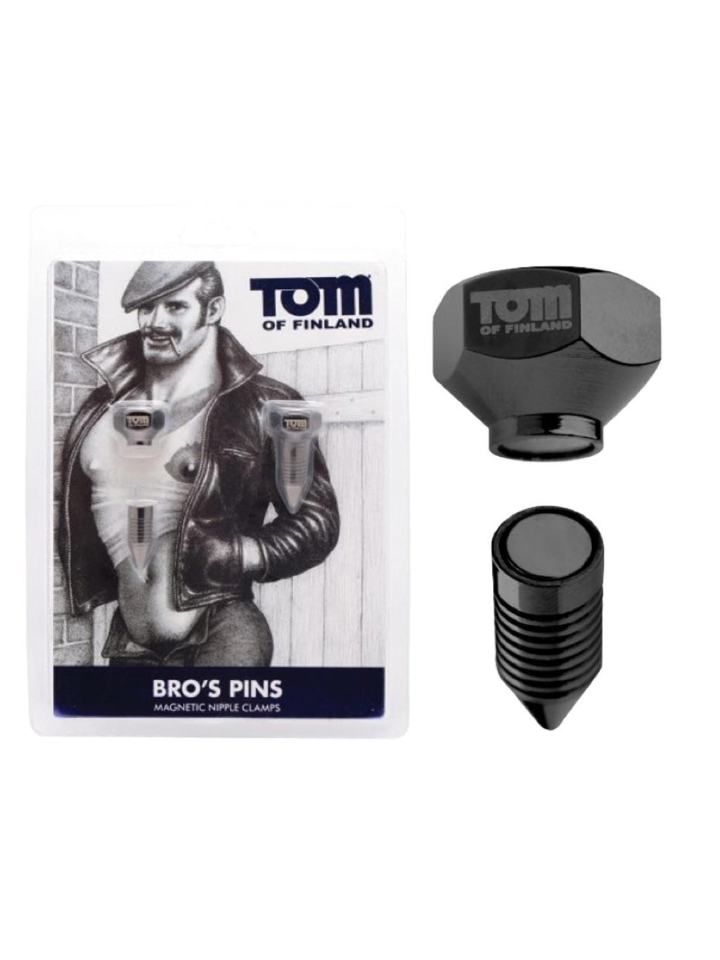 Tom Of Finland | Bros Pins Magnetic Nipple Clamps